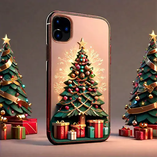 Kalėdinis mobilus telefonas
